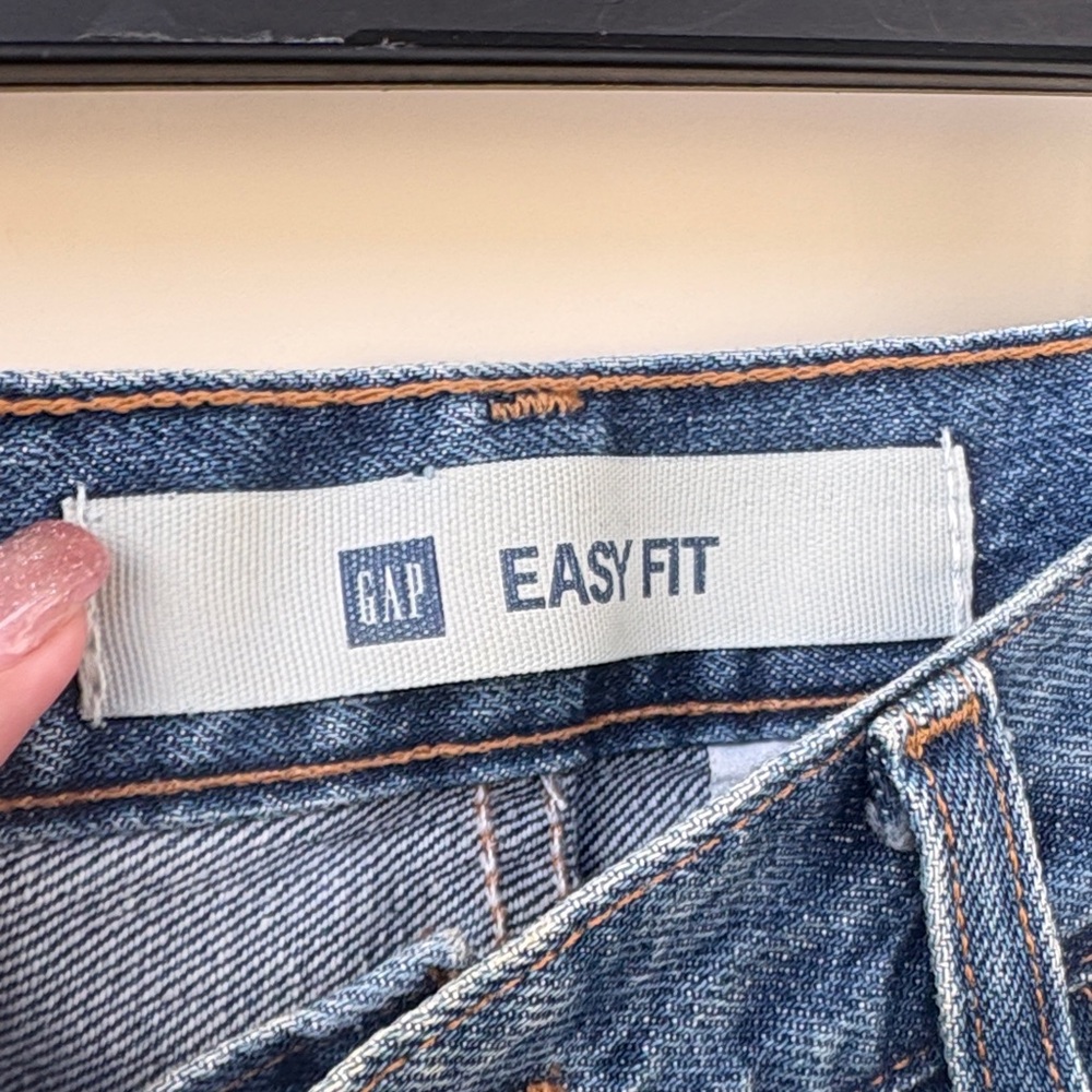 GAP Straight-Leg Indigo Denim Jeans - Picture 2 of 5